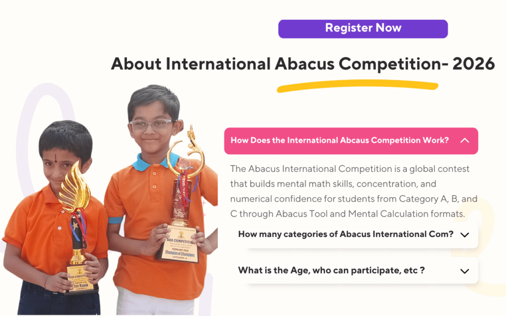About ADA International Abacus Competition- 2026