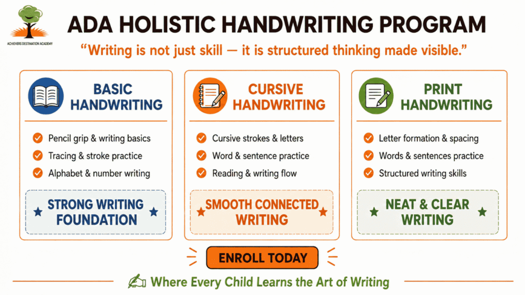 ADA Handwriting Syllabus