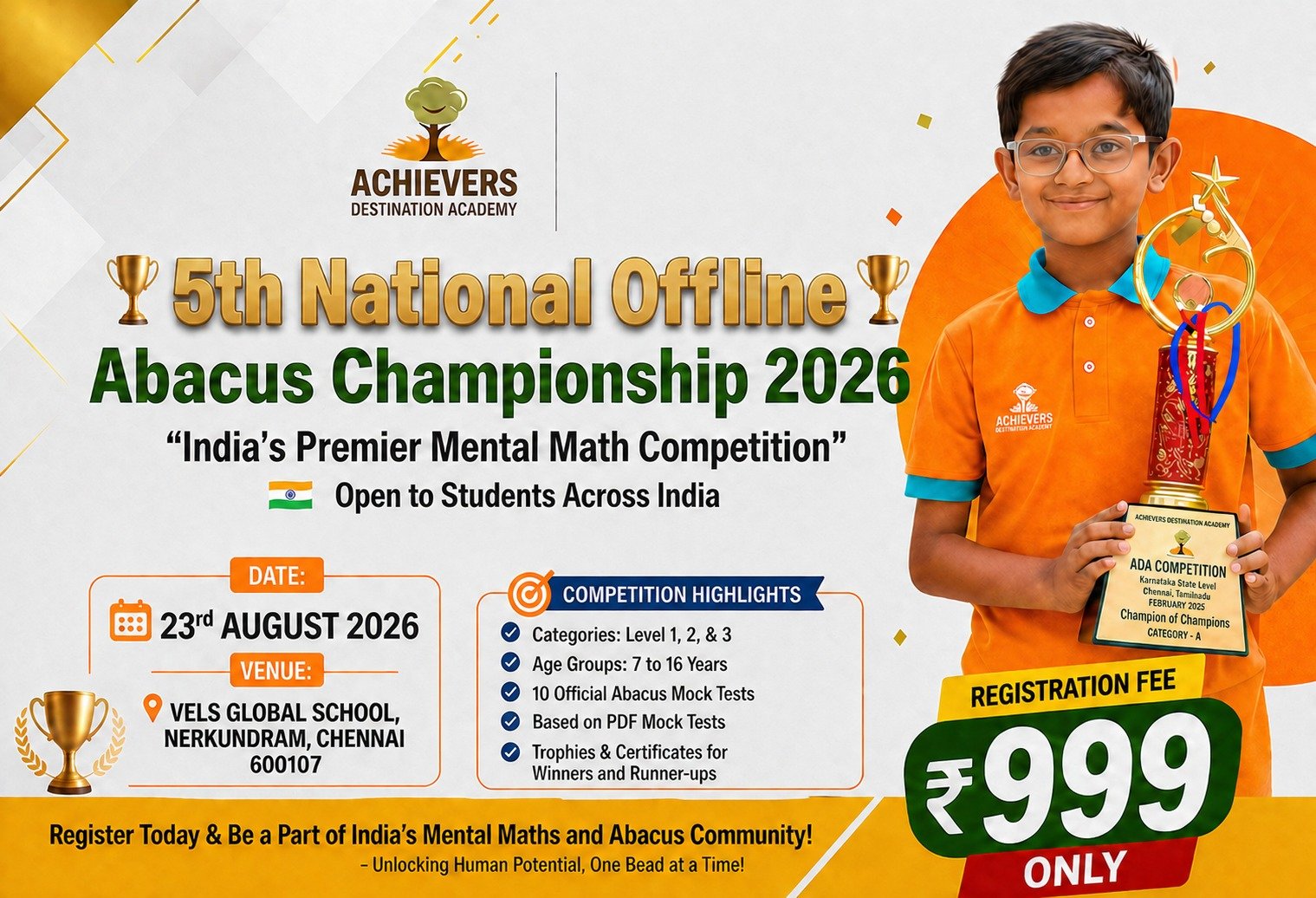 Unconfirmed - Unikmas Abacus Competition & Graduation
